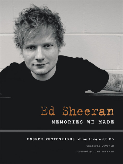 Title details for Ed Sheeran by Christie Goodwin - Available